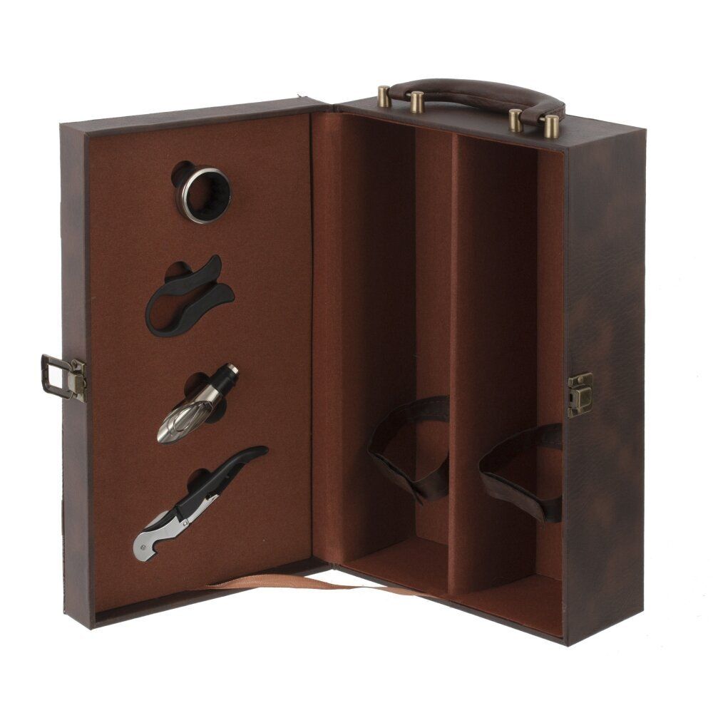 GAEM Шкатулка для бутылок с набором сомелье, L19,5 W12 H35 см