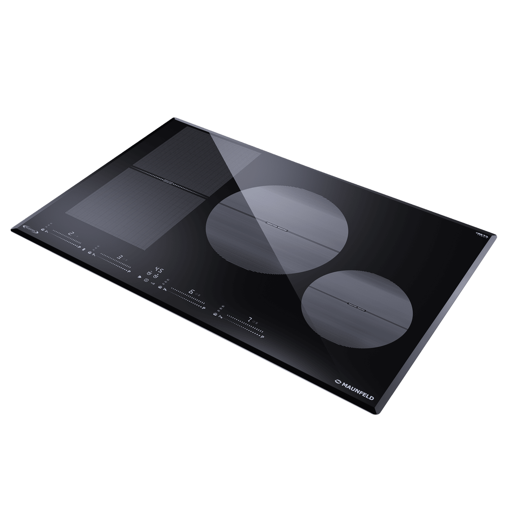 Встраиваемая индукционная варочная панель Maunfeld CVI804SFBK LUX Inverter