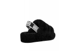 UGG Fluff Yeah Slide-Black