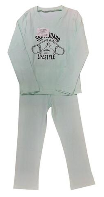 Пижама для мальчиков BR3-002 р.28 мятн.скейт (Boru)