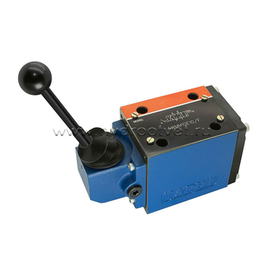 3WMM10A10/F -  Гидрораспределитель Ду 10 с ручным управлением, схема A (573), возврат - F = фиксатор