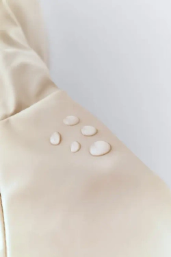 ZARA ДОЖДЕВИК С ПОДКЛАДКОЙ WATER REPELLENT, ЭКРЮ