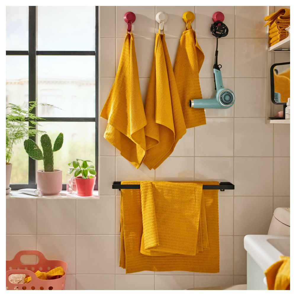 Полотенце IKEA VAGSJON (ВОГШЁН), Желтый, 40х70 см