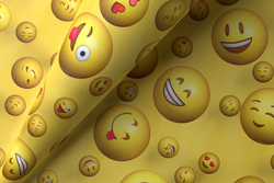 Микровелюр Smailiki 01 / Смайлики 01