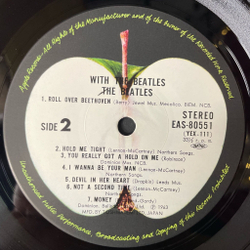 Винтажная виниловая пластинка LP With The Beatles (Japan 1976) (Obi)