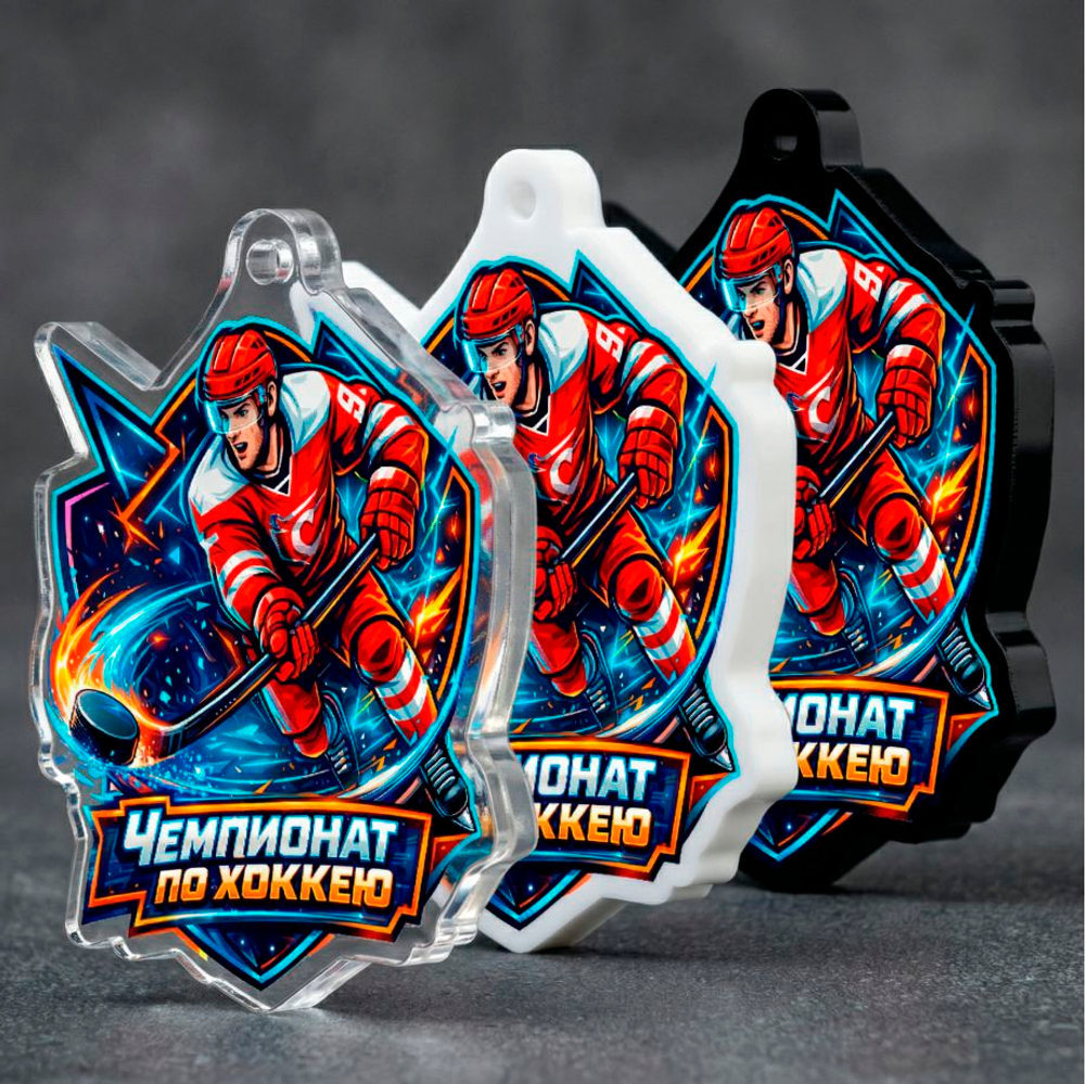 Акриловая медаль Хоккей 1759-050