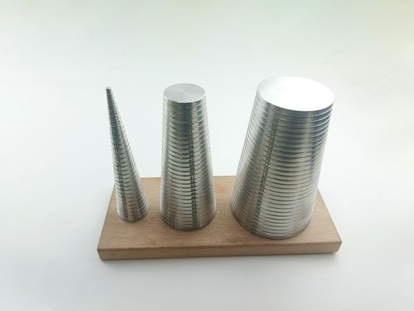 Измерение внутреннего диаметра оринг с помощью конусов