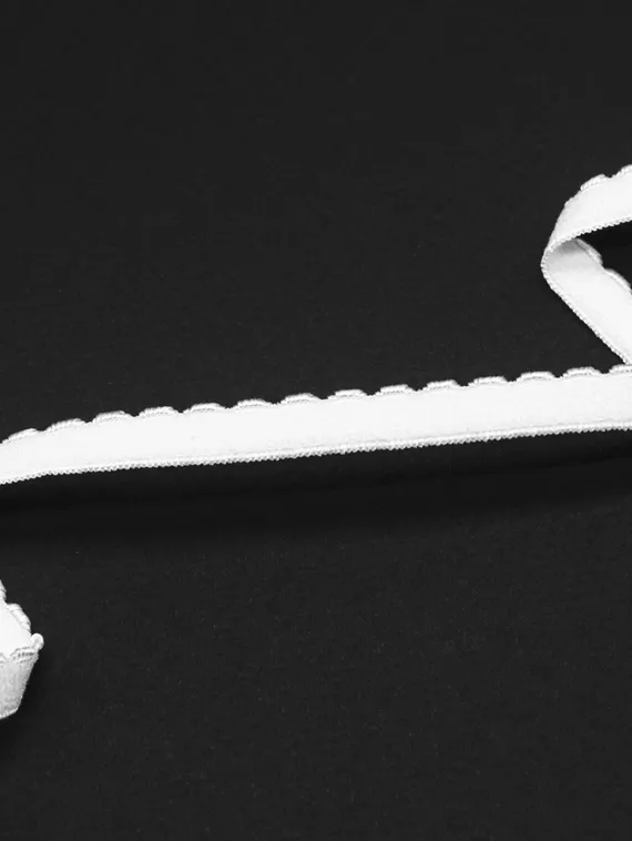 001 641/8 Резинка отделочная Lauma 8 мм, белый 001