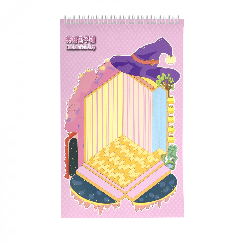 Румбокс, наклейки для творчества - антистресс блокнот, 240*185 мм, "Capybara party", 3D стикеры, 6 комнат, в комплекте пинцет, пакет с европодвесом