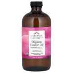 Heritage Store, органическое касторовое масло, 473 мл (16 жидк. унций)