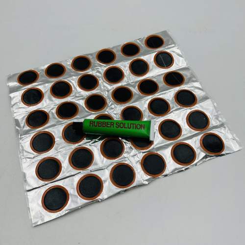 Заплатки для ремонта камер шин и резиновых изделий комплект 36шт