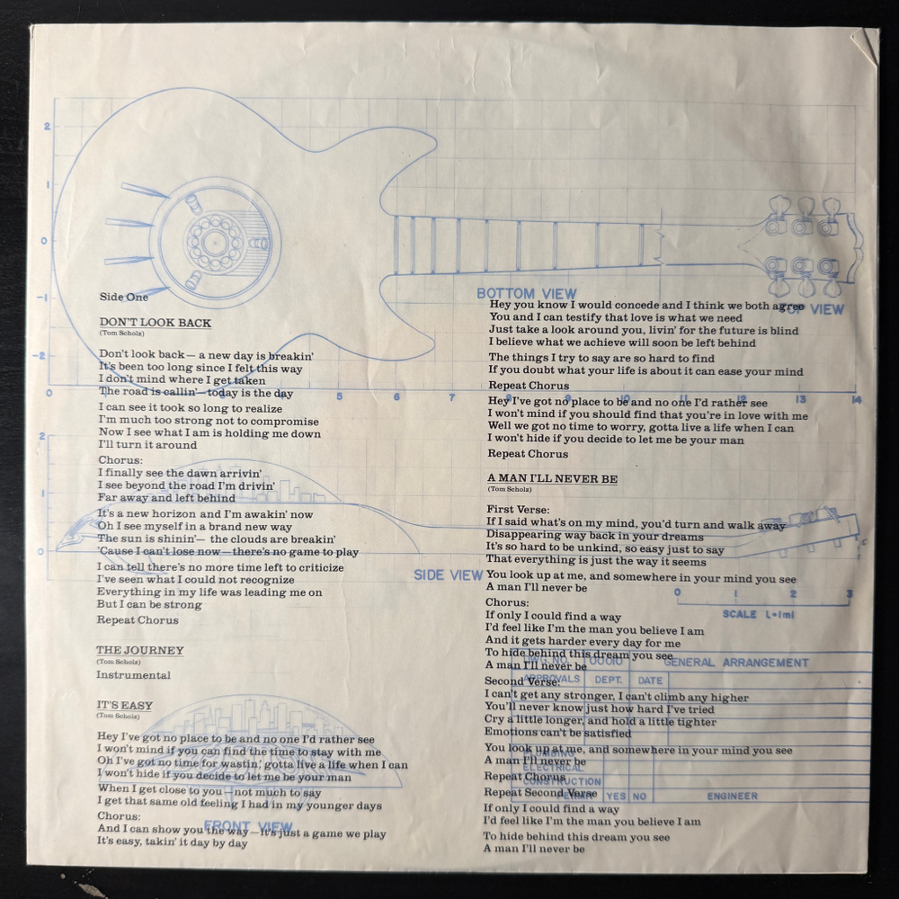 Boston - Don't Look Back (Голландия 1978г.)