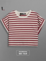 Футболка для девочки на лето в полоску