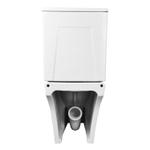 Унитаз-компакт безободковый Azario Avero AZ-3121-G с крышкой-сиденьем микролифт, белый