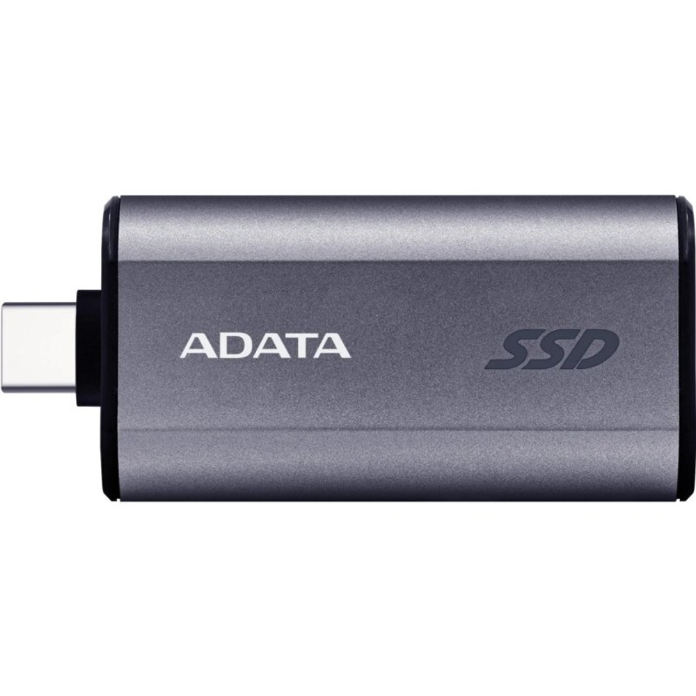 Твердотельный диск 500GB A-DATA SC750, External, USB 3.2 Gen 2 Type-C, [R/W -1050/1000 MB/s] серый