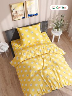 Постельное белье сатин Milky Garden "Жизель" 1,5-сп Наволочка 50x70 см 1 шт Простынь 150x215 см Пододеяльник 145x215 см