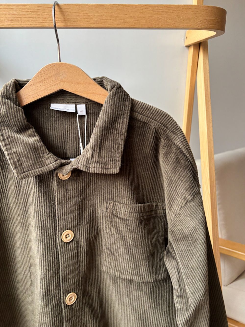 Новая вельветовая рубашка Sanetta, 140