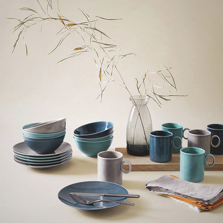 Тарелка закусочная Rosenthal Thomas Loft Ice Blue, фарфор, 21,8 см, синяя