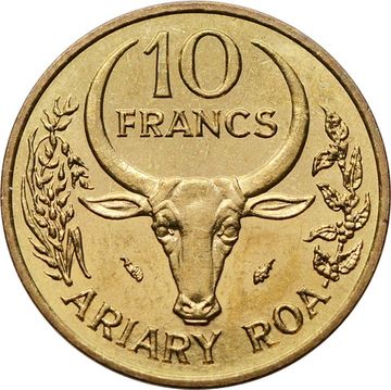 10 франков 1984 Мадагаскар