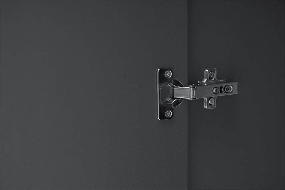 Шкаф распашной с наполнением (5 полок) ШК 5 (800), Графит