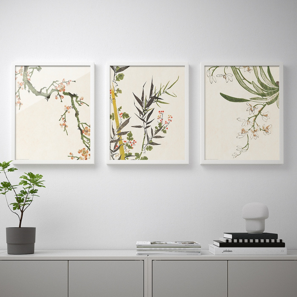 IKEA BILD  (ИКЕА БИЛД)  -  Постер, цветение, 40x50 см