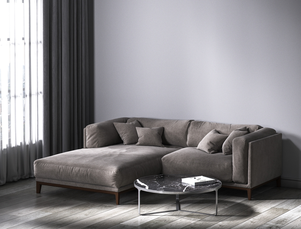 3-х местный нераскладной диван с кушеткой Case 901/912