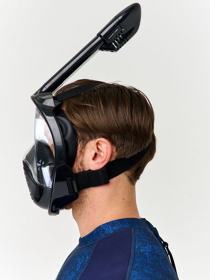 Маска полнолицевая Sargan Планета океан 2.0 черный/черный