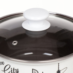 Набор эмалированной посуды 6 пр, кастрюли 1.5,2.3,3 л, Керчь, Новый город-1-Экстра