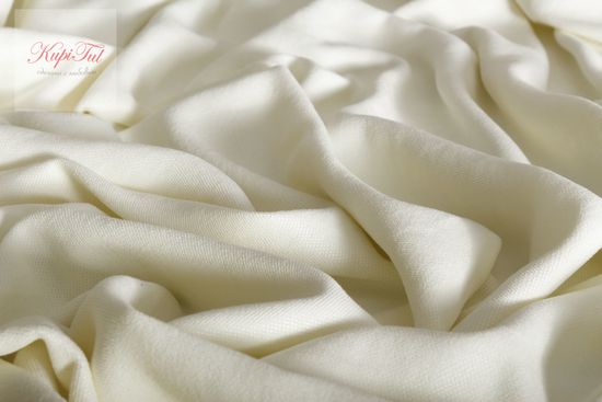 Комплект штор Палермо (молочный), Вуаль (белая)