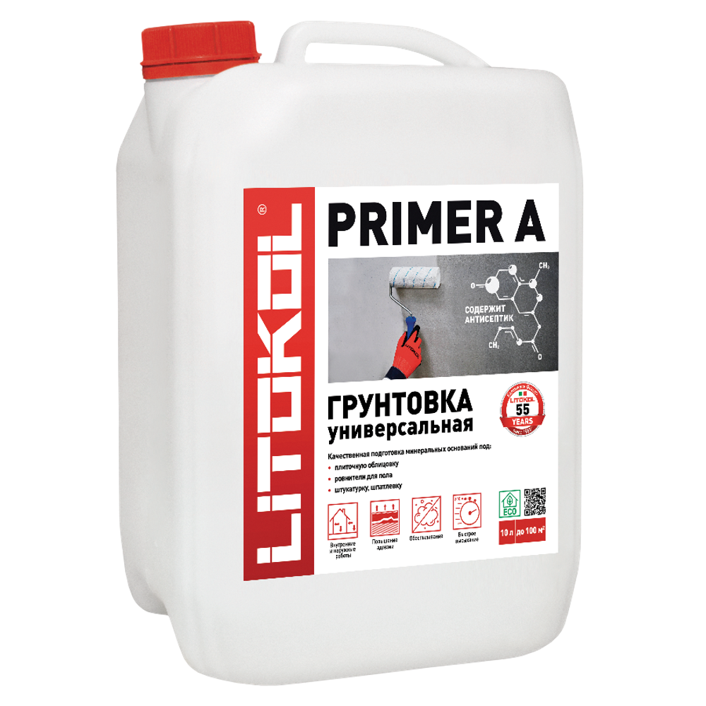 Грунтовка универсальная Litokol Primer A 10л