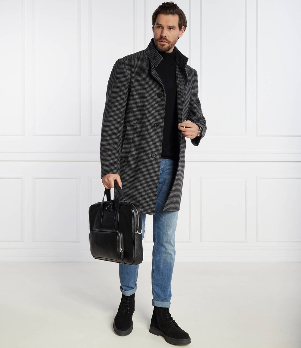 Хлопковое пальто Joop! - графитовый(30039640)