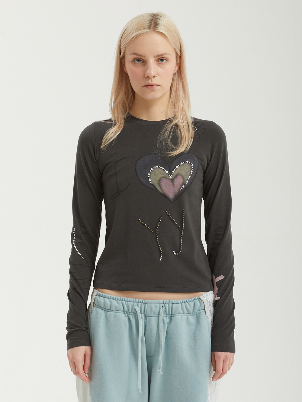 Женский Лонгслив Beaded I Love Yy