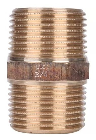 Viega ниппель (бронза) 3/4"