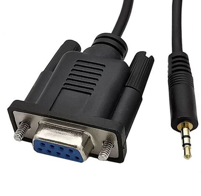 Кабель COM DE-9 (RS-232, DB-9) - micro Jack 2,5 гнездо-штекер