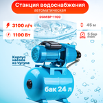 Насосная станция DGM Насосная станция DGM BP-1100 (1100 Вт) голубой