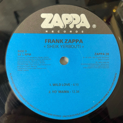 Винтажная виниловая пластинка LP Frank Zappa Sheik Yerbouti (Франция 1991)