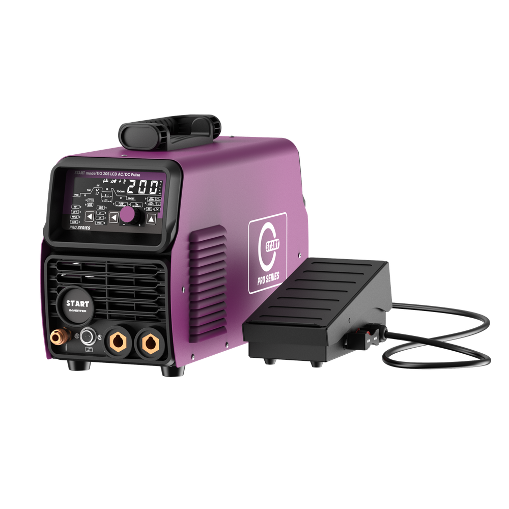 OSA START modelTIG 205 LCD AC/DC TIG PULSE Установка аргонодуговой сварки 3W205APL