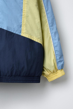 ZARA ЛЕГКИЙ ДОЖДЕВИК ИЗ ВЫСОКОТЕХНОЛОГИЧНОЙ КОНТРАСТНОЙ ТКАНИ, ЖЕЛТЫЙ