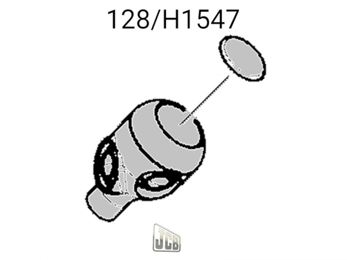 Ручка рычага управления JCB 128/H1547