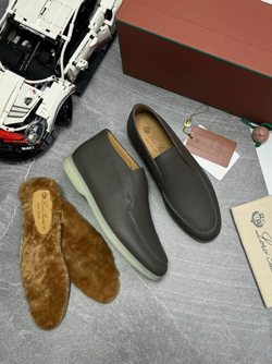Высокие лоферы Loro Piana