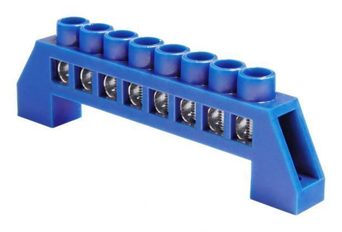 Шина нулевая "N" 8 6х9 мм (в изоляторе под винт)