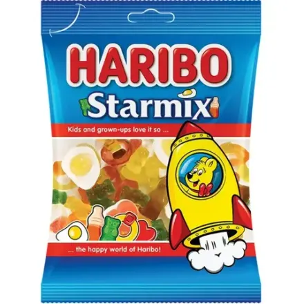 Жевательный мармелад HARIBO (Starmix) Стармикс 80гр