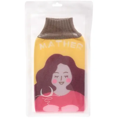 Мочалка - варежка массажная «Premium - МОЯ СЕМЬЯ», мама, 24,5*15,5см (ZIPпакет)