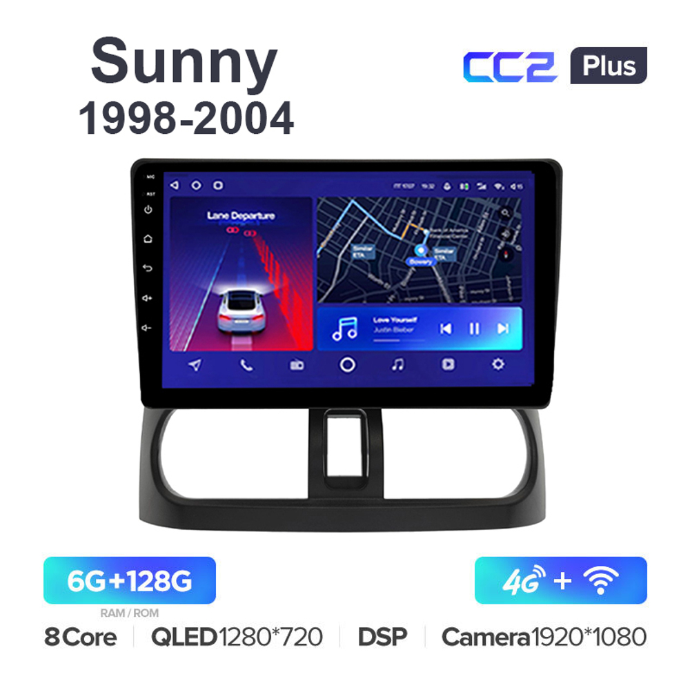 Teyes CC2 Plus 10,2"для Nissan Sunny 1998-2004