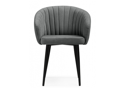 Стул на металлокаркасе Woodville Моншау marseille 11, черный, ножки черные