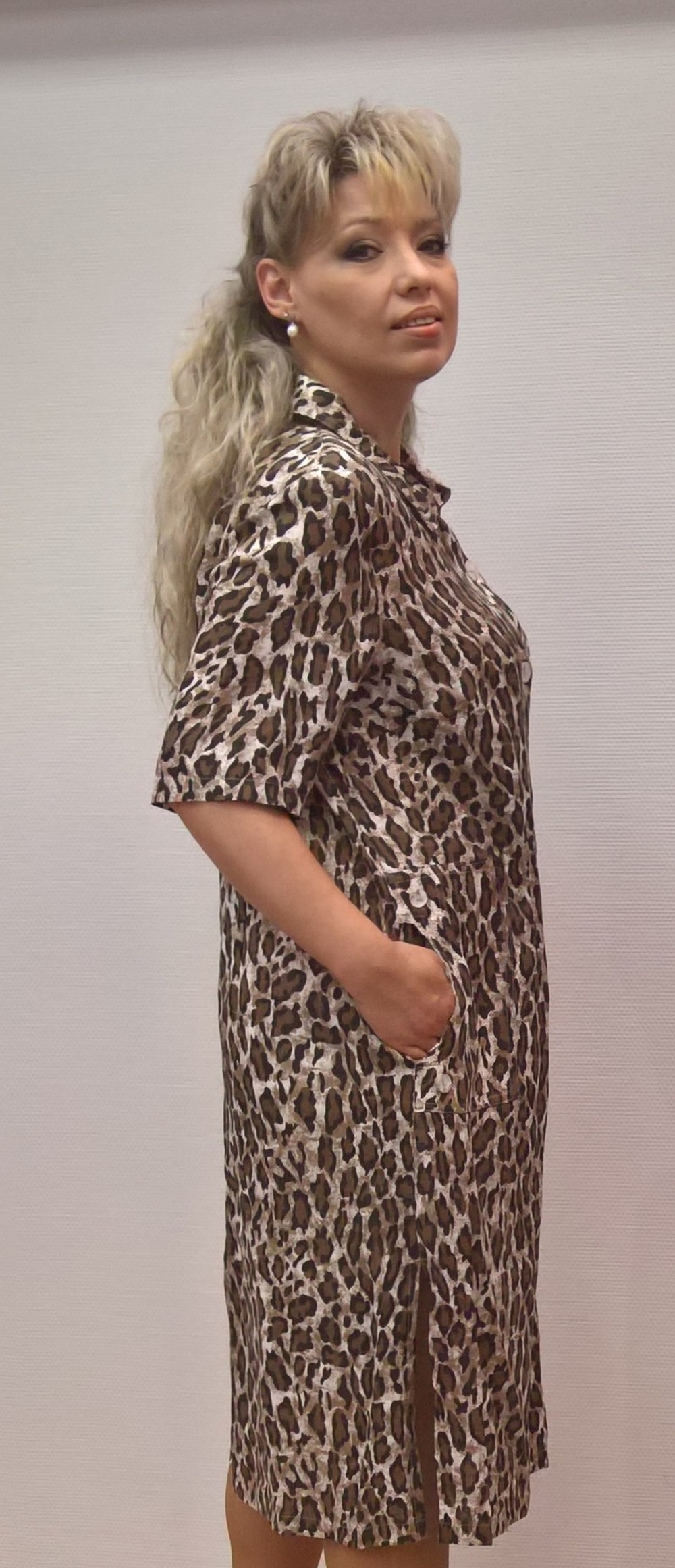 Летний длинный кардиган из льна