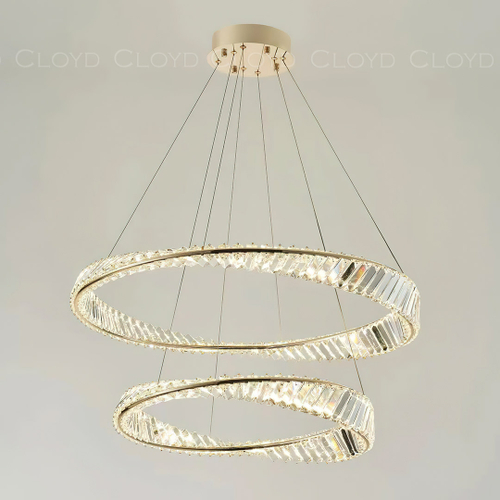 Люстра Cloyd PAULI C2 / Ø80 см - золото (арт.11459)