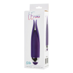 Фиолетовый клиторальный вибростимулятор 18,5см ToyFa L'Eroina Flo 561022