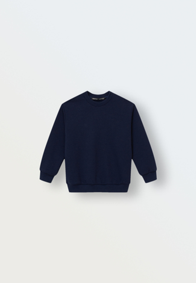 Свитшот из футера (темно-синий)