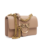 Кожаная сумка через плечо LOVE ONE MINI Pinko - коричневый(100074 A0F1)